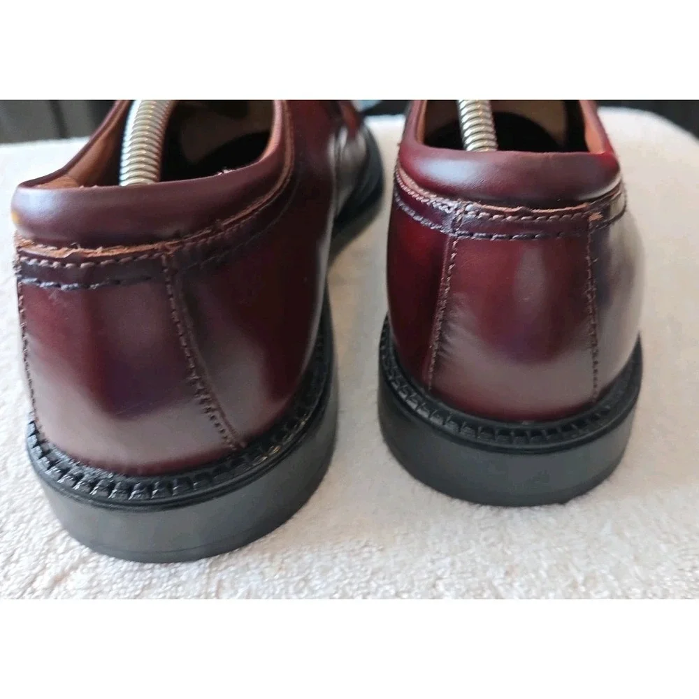 Deer Stags Men's Lincoln Cap Toe Dress Shoes Size 10M Chestnut